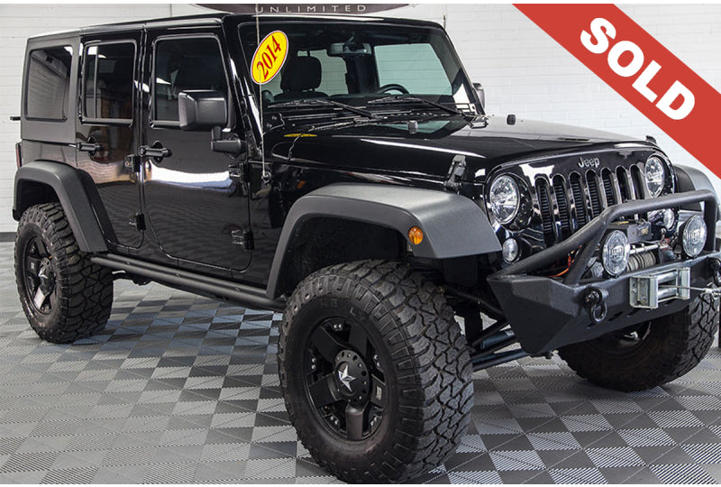 2014 Jeep Wrangler Unlimited Black - SOLD