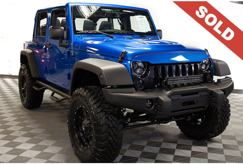 2016 Jeep Wrangler Sport Unlimited Hydro Blue - SOLD