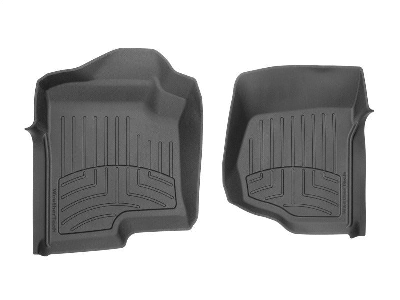 WEA-441051IM Floor Liner; FloorLiner â„¢ HP; Molded Fit With Underside Nibs; With Channels And Reservoir To Direct And Hold Fluids With Embossed WeatherTech Logo; Black; Thermoplastic Elastomer (TPE) Injection Molded Material; 2 Piece