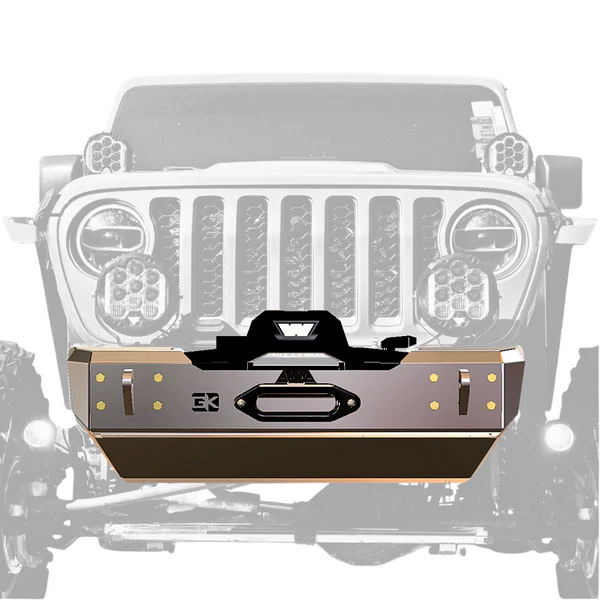 Gauntlet Front Bumper w/Winch Plate for Jeep JL/JT 2018+