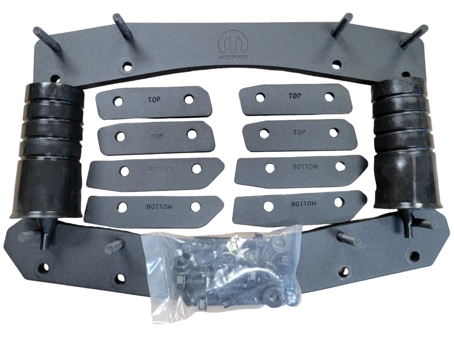 Mopar Oversized Spare Tire Carrier Modification Kit; Wrangler JL