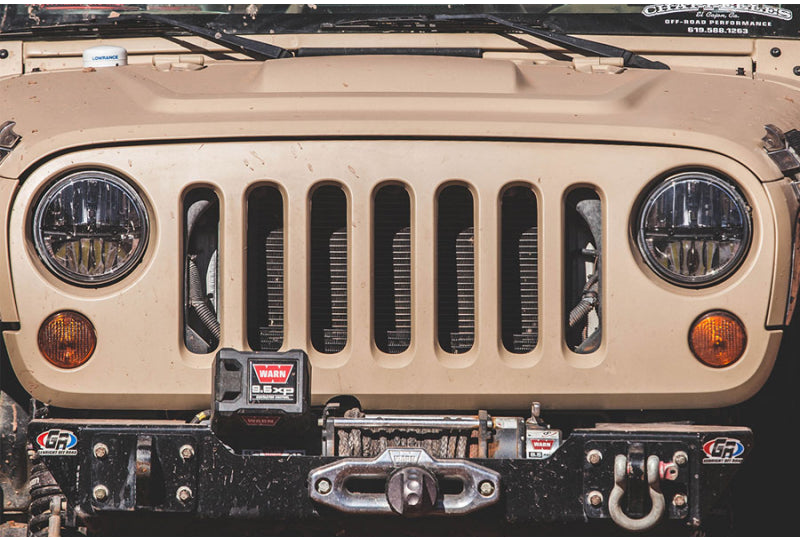 Rigid Industries 7" Round Lens w/ PWM Adaptor; Pair