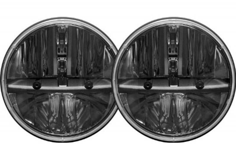 Rigid Industries 7" Round Lens w/ PWM Adaptor; Pair