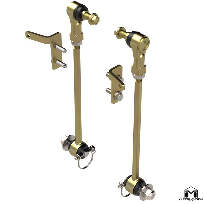 MetalCloak 12.25" Sway Bar Quick Disconnect; Wrangler JK