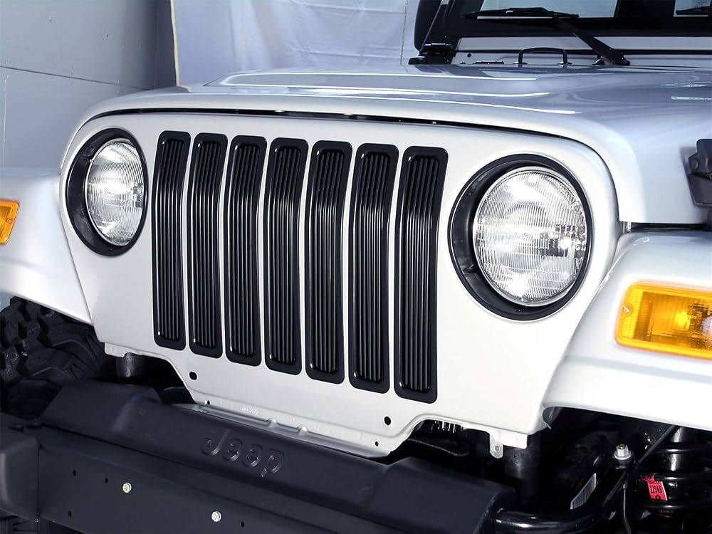 Rugged Ridge 11401.03 Grille Insert Kit Blk TJ
