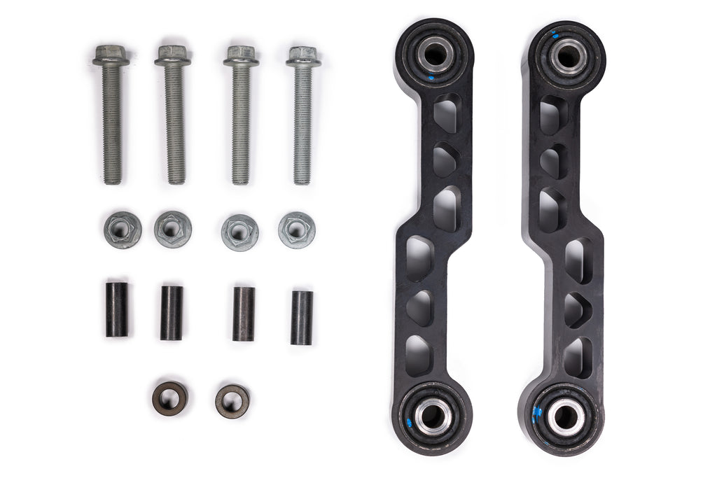 Jeep Front Sway Bar End Link Kit Yeti XD Black Fits 2.5- 3.5 Inch Lift For 07-24 Wrangler JK/JL/Gladiator Steer Smarts