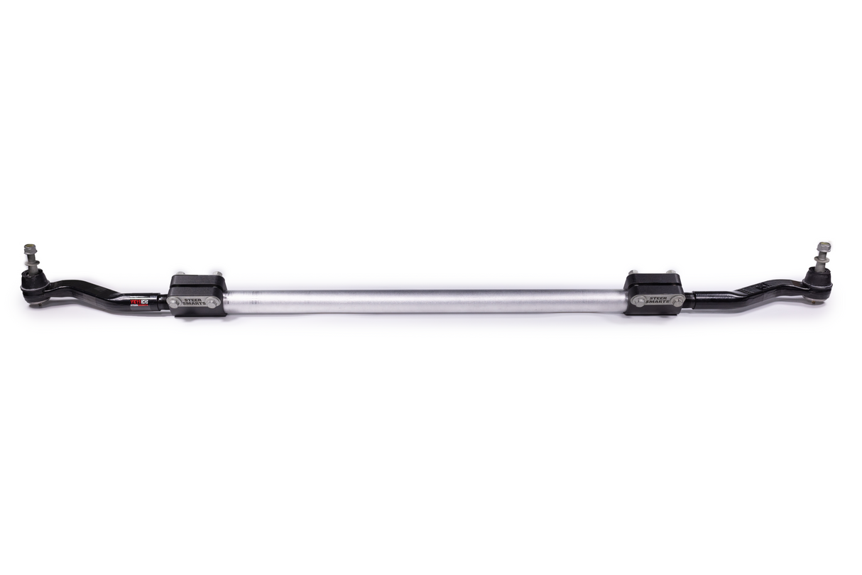 07-18 Jeep Wrangler JK Yeti XD Pro-Series Aluminum Tie Rod Assembly - Silver Adjuster Tube Steer Smarts