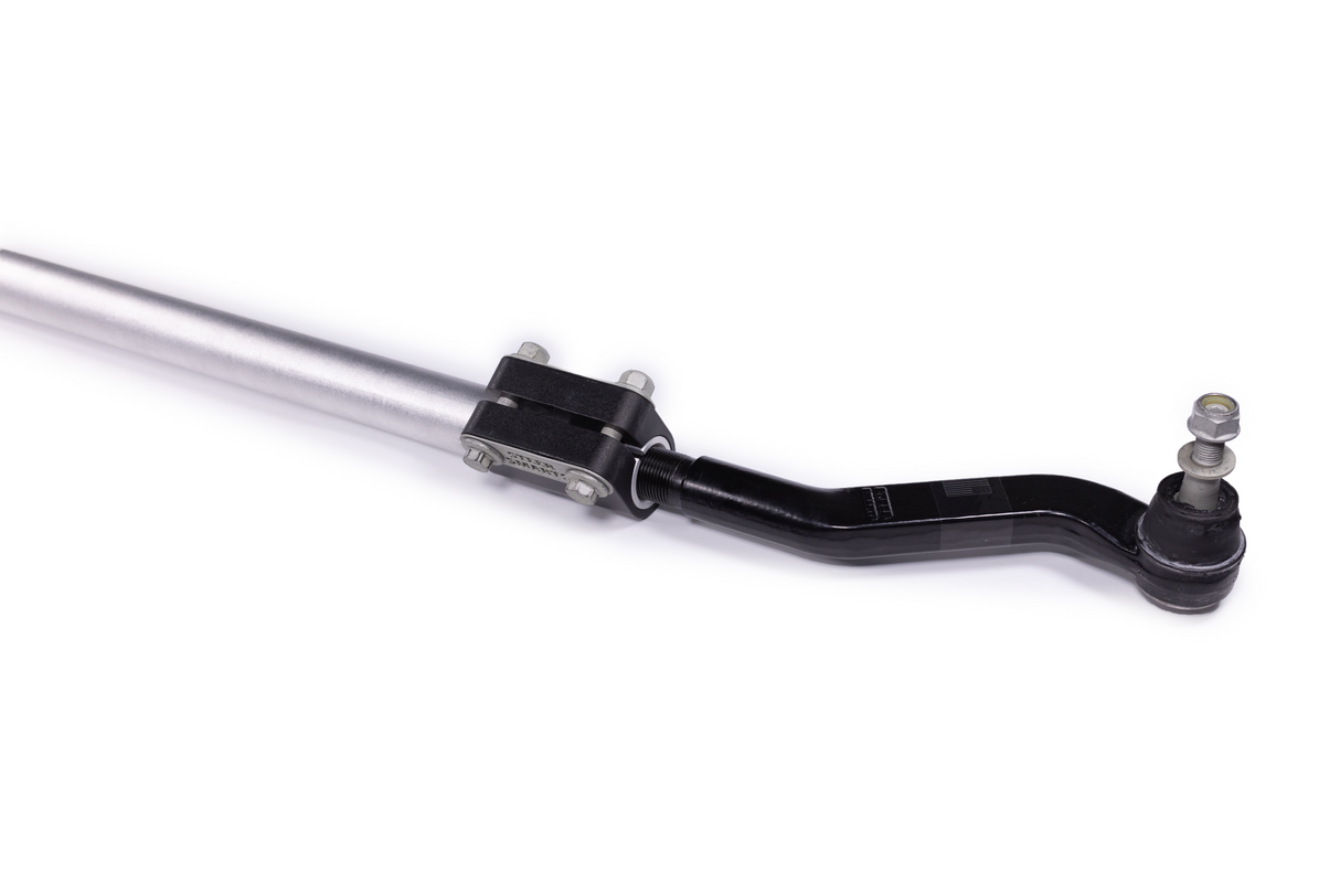 18-24  Jeep Wrangler/Gladiator JL/JT Yeti XD Pro-Series Aluminum Tie Rod Assembly - Silver Adjuster Tube (Rubicon Trim) Steer Smarts