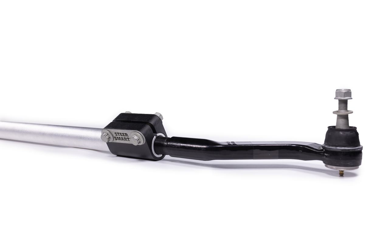 18-24  Jeep Wrangler/Gladiator JL/JT Yeti XD Pro-Series Aluminum Tie Rod Assembly - Silver Adjuster Tube (Rubicon Trim) Steer Smarts