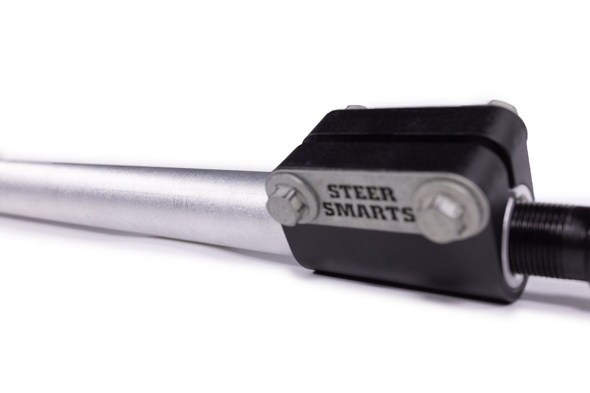 18-24  Jeep Wrangler/Gladiator JL/JT Yeti XD Pro-Series Aluminum Tie Rod Assembly - Silver Adjuster Tube (Rubicon Trim) Steer Smarts