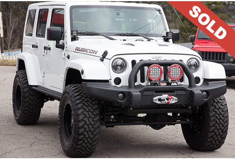 2016 Jeep Wrangler JK Rubicon Unlimited in White - SOLD