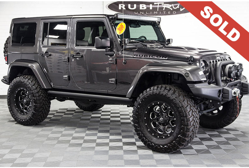 2016 Jeep Wrangler Rubicon Unlimited Granite - SOLD