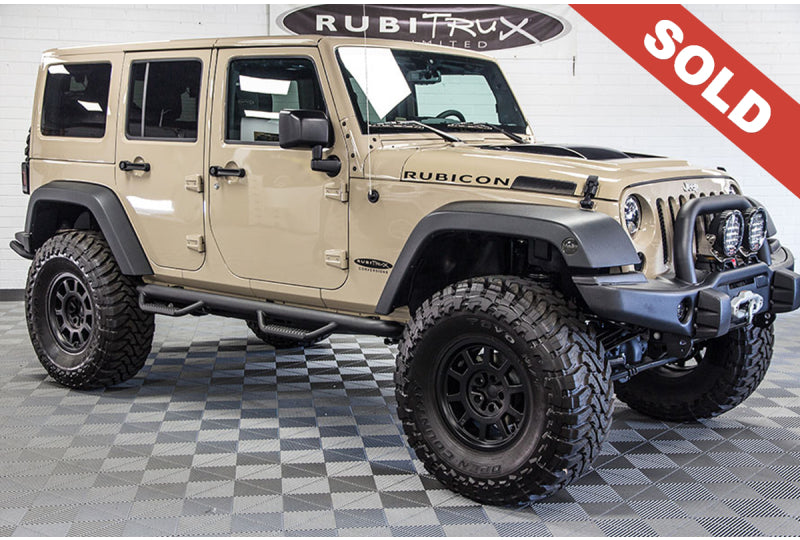 2016 Jeep Wrangler Rubicon Unlimited Mojave Sand - SOLD