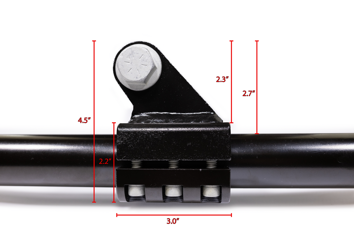 07-24 Jeep Wrangler/Gladiator JK/JL/JT Yeti XD Double Shear Hydro Assist 6-Bolt Tie Rod Clamp 1-5/8 Inch Steer Smarts