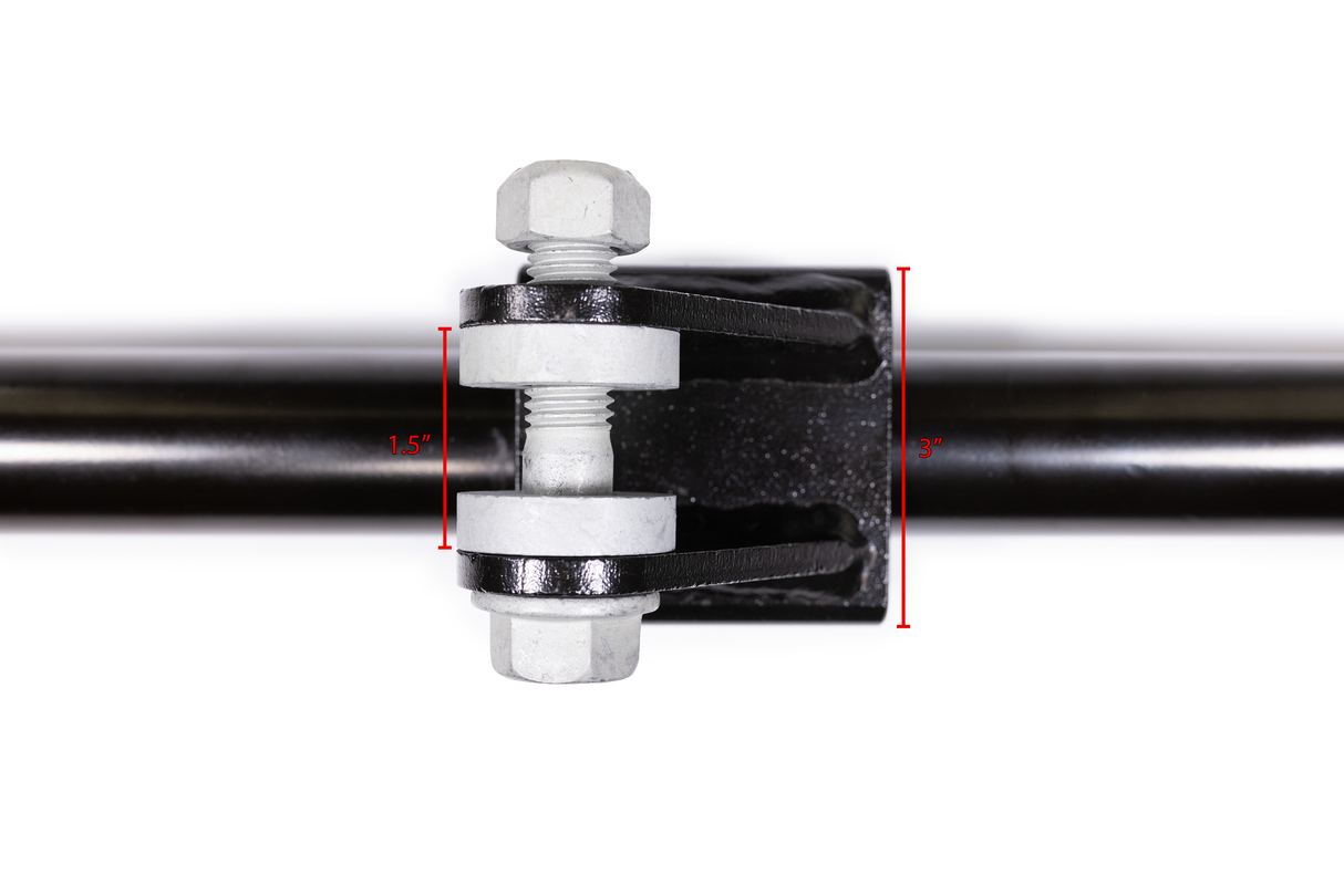 07-24 Jeep Wrangler/Gladiator JK/JL/JT Yeti XD Double Shear Hydro Assist 6-Bolt Tie Rod Clamp 1-5/8 Inch Steer Smarts