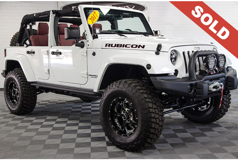 2017 Jeep Wrangler Rubicon Hard Rock Unlimited White - SOLD