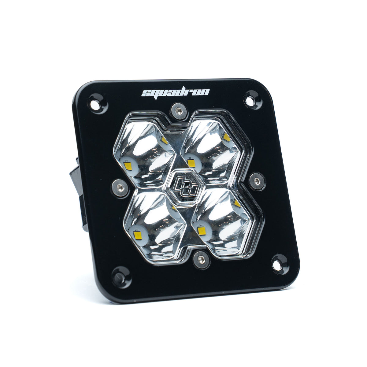 Baja Designs Squadron 2.0 Sport Black Flush Mount LED Auxiliary Light Pod - Universal