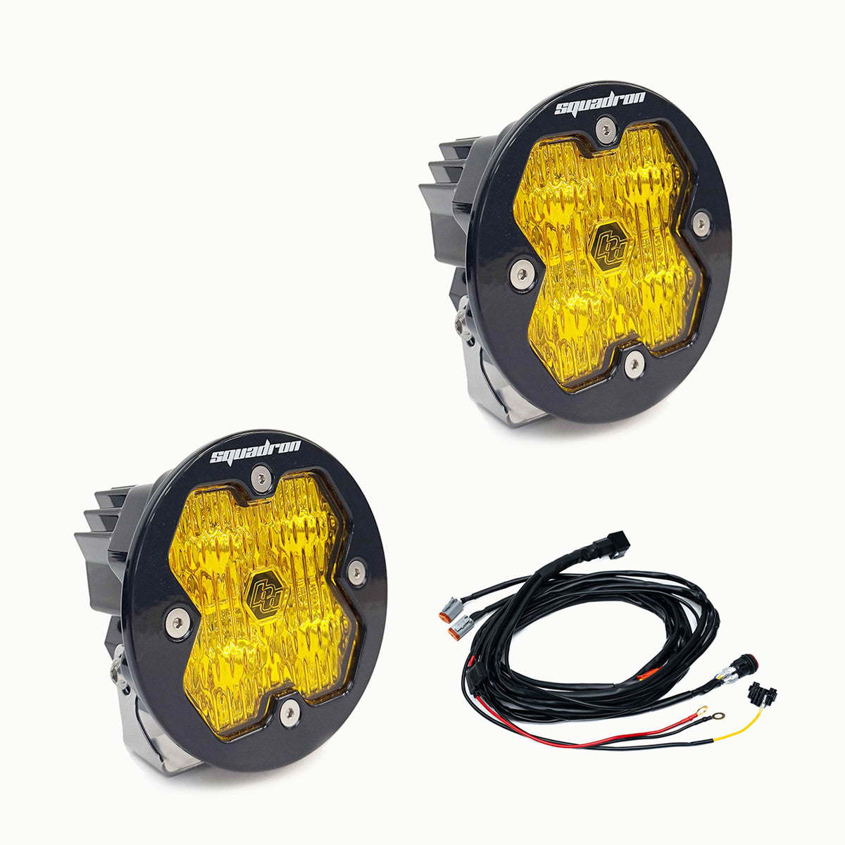 Baja Designs Squadron-R 2.0 Sport Black LED Auxiliary Light Pod Pair - Universal