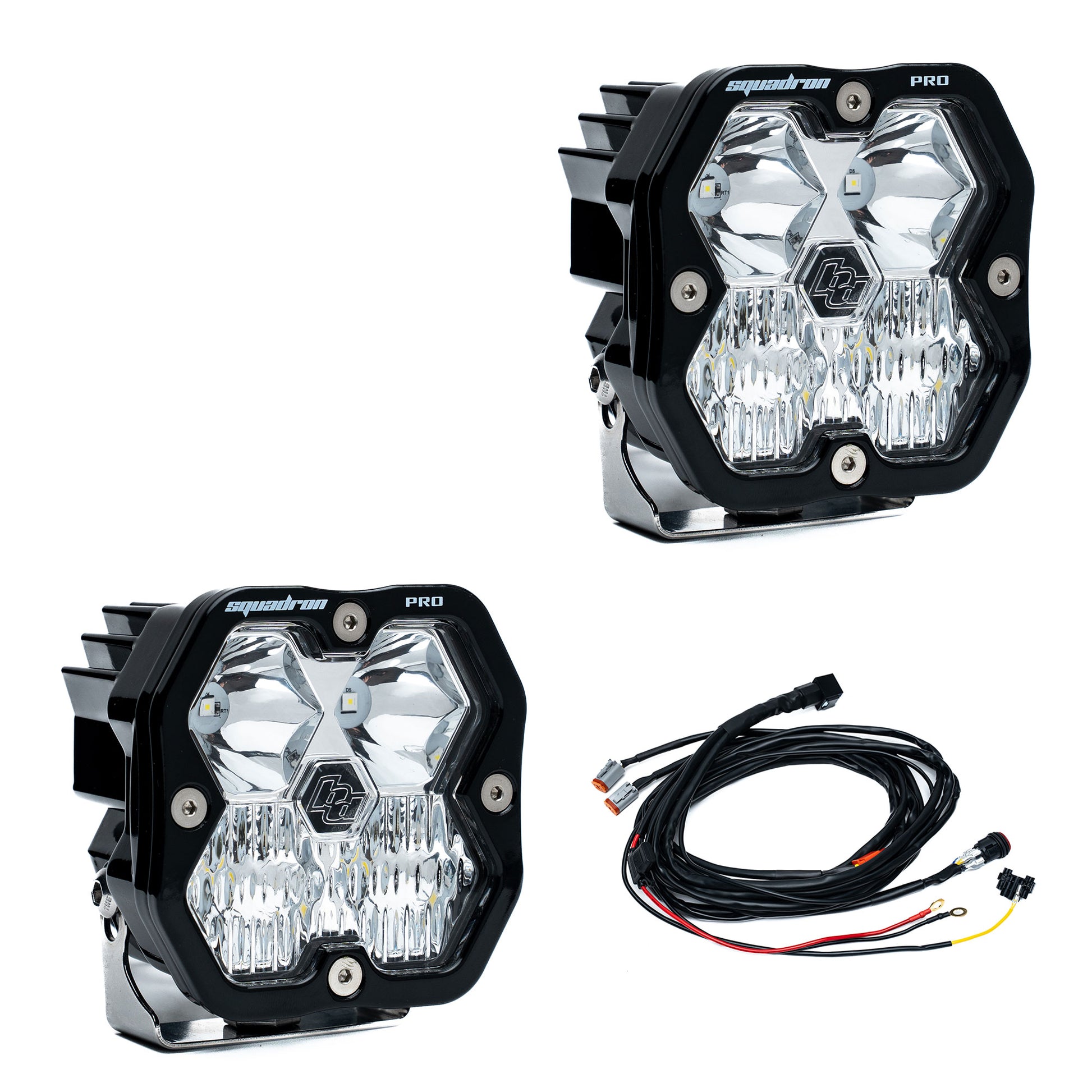 Baja Designs Squadron 2.0 Pro Auxiliary Driving / Combo LED Light Pair
