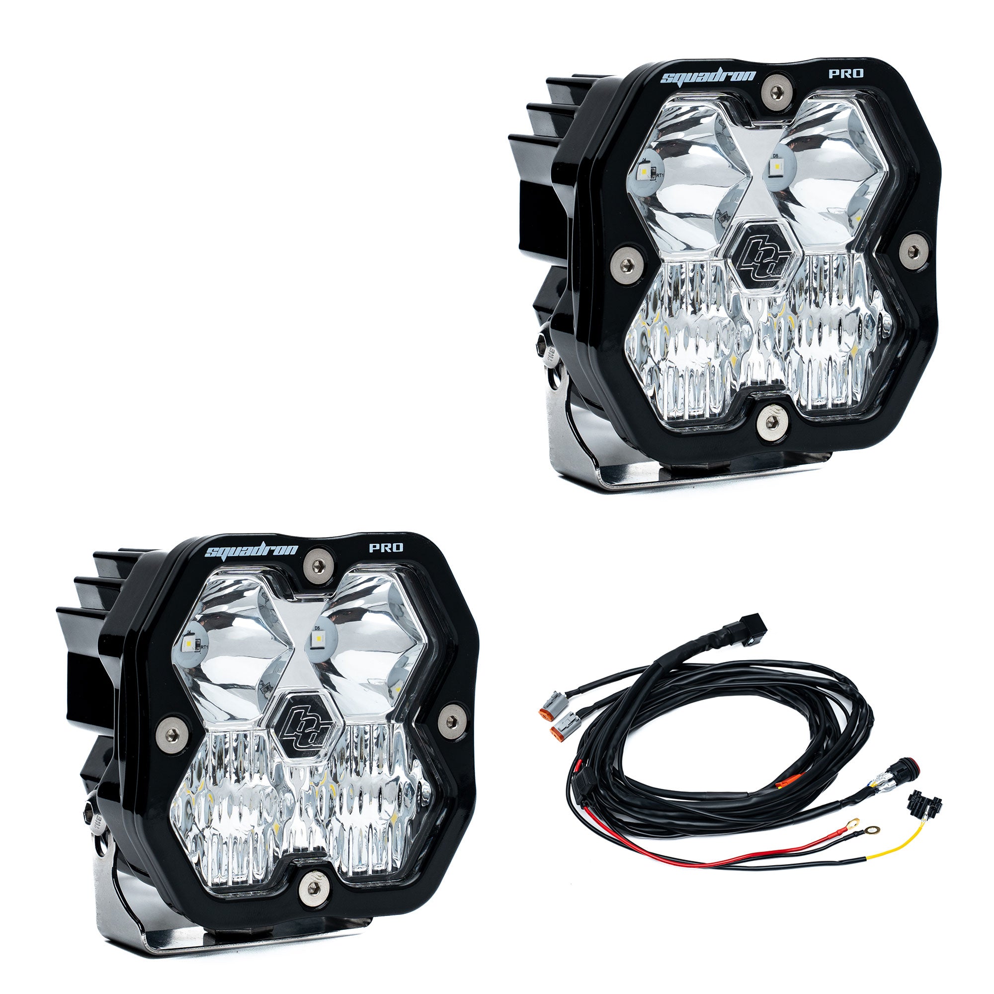 Baja Designs Squadron 2.0 Pro Auxiliary Driving / Combo LED Light Pair
