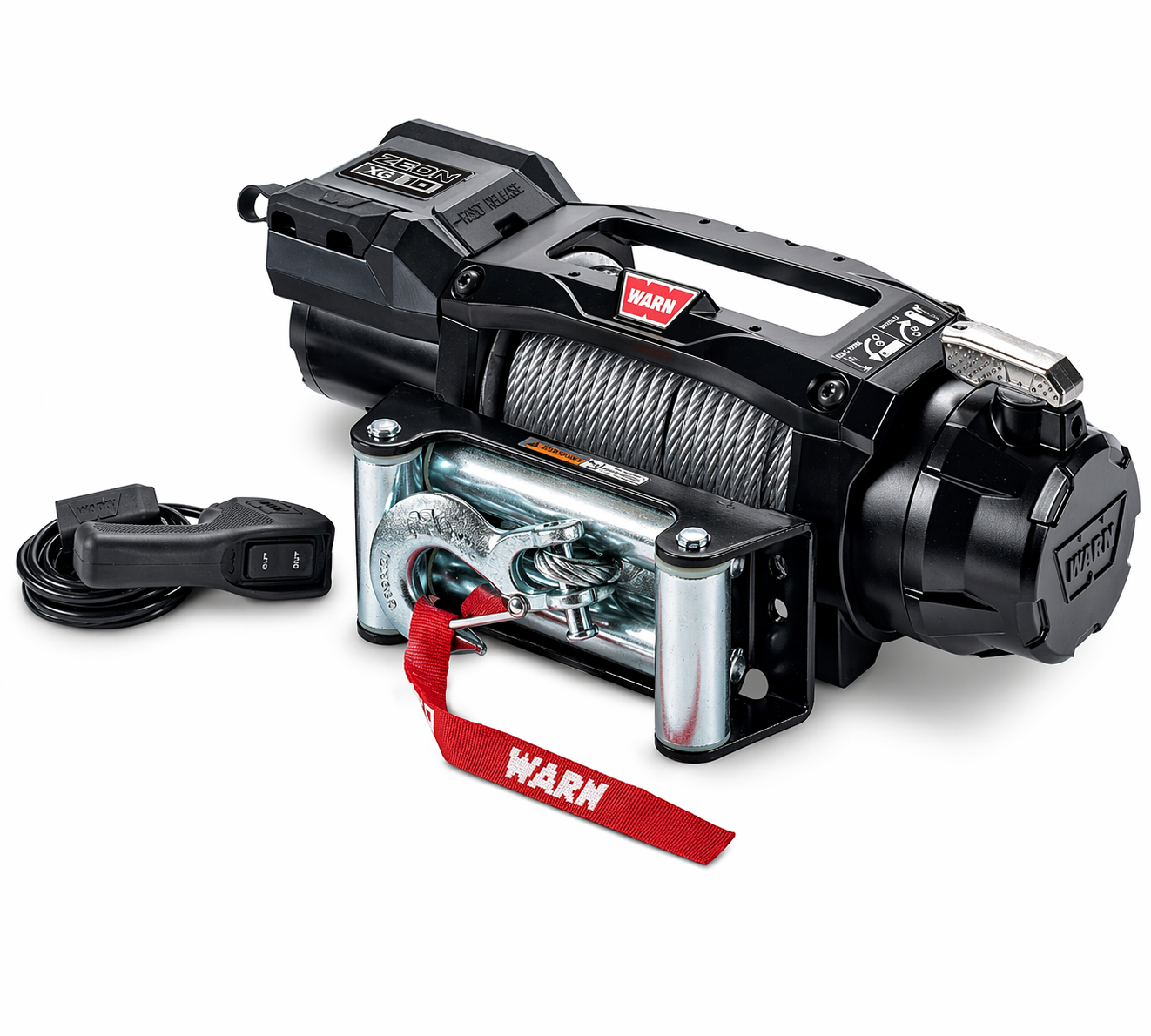Warn 110410 Zeon XC 10 - 10,000 Pound Steel Wire Rope Winch
