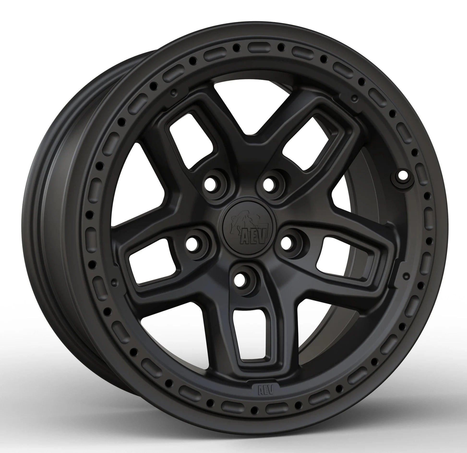 AEV 20402044 Borah DualSport Satin Black Wheel; Wrangler JL/Gladiator JT UPDATED PN 10mm Hardware