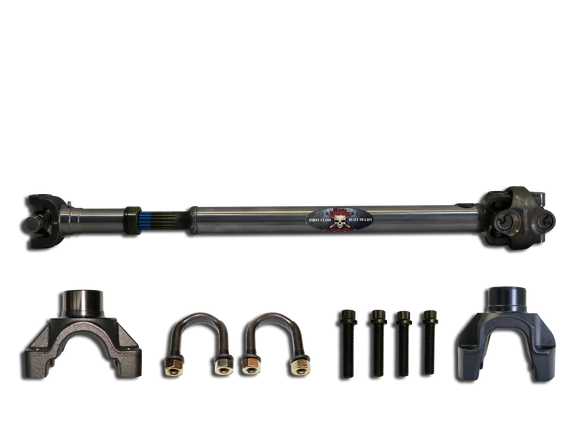 Adams Driveshaft 1350 Half Round Solid Front CV Driveshaft  - JL Sahara Only