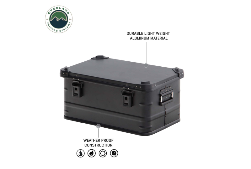 OVS Aluminum Storage Box 53QT - Black
