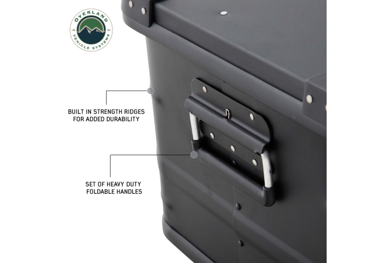 OVS Aluminum Storage Box 53QT - Black