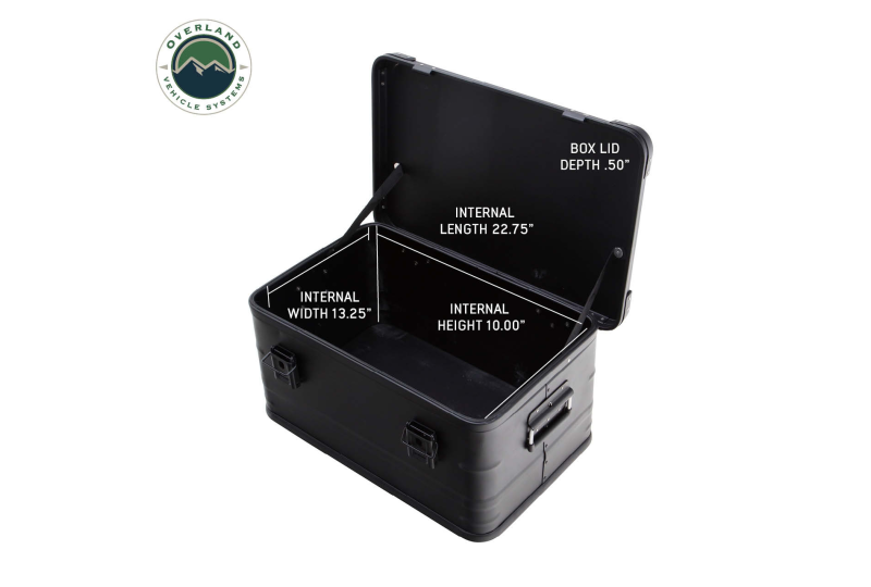 OVS Aluminum Storage Box 53QT - Black