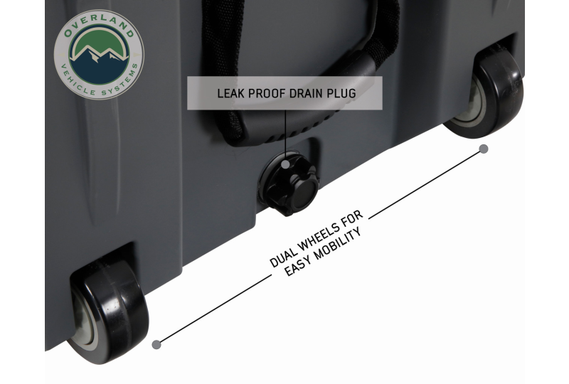OVS D.B.S. 169QT Dry Box - Wheels, Drain, Opener