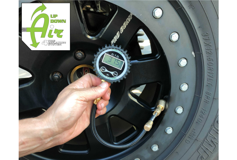 OVS Digital Tire Deflator with Valve Kit & Storage Bag