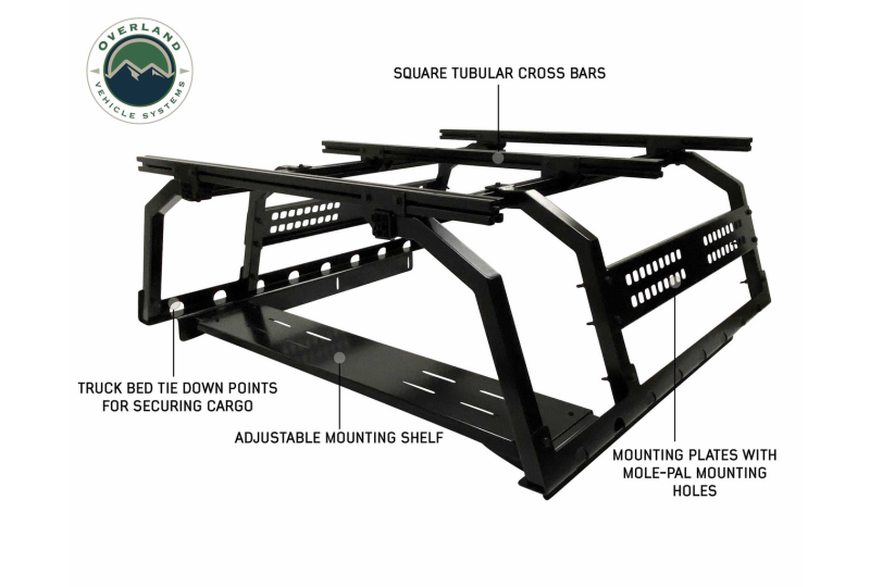 OVS Discovery Rack; Cargo Plates & Tray; Mid Size Short Bed