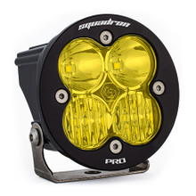 Squadron-R Pro Black LED Auxiliary Light, Amber-Wide Cornering