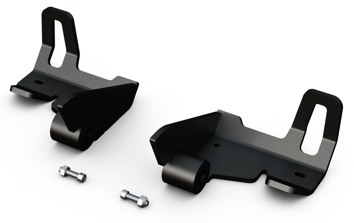 TeraFlex Falcon Bolt-On Rear Shock Skid Plate Kit; Wrangler JK