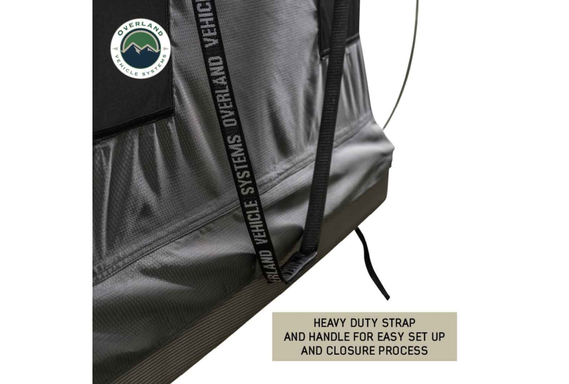 OVS HD Bundu 3: 3-Person Grey Pop Up Tent, Black Fly