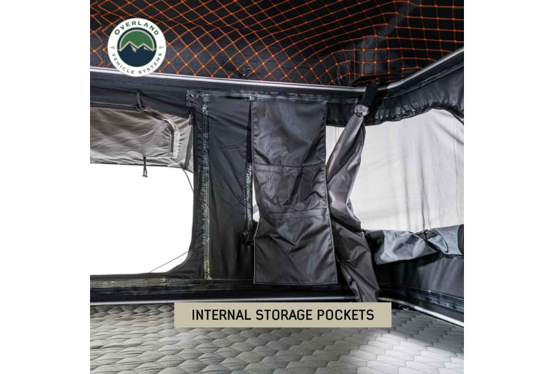 OVS HD Bundu 3: 3-Person Grey Pop Up Tent, Black Fly
