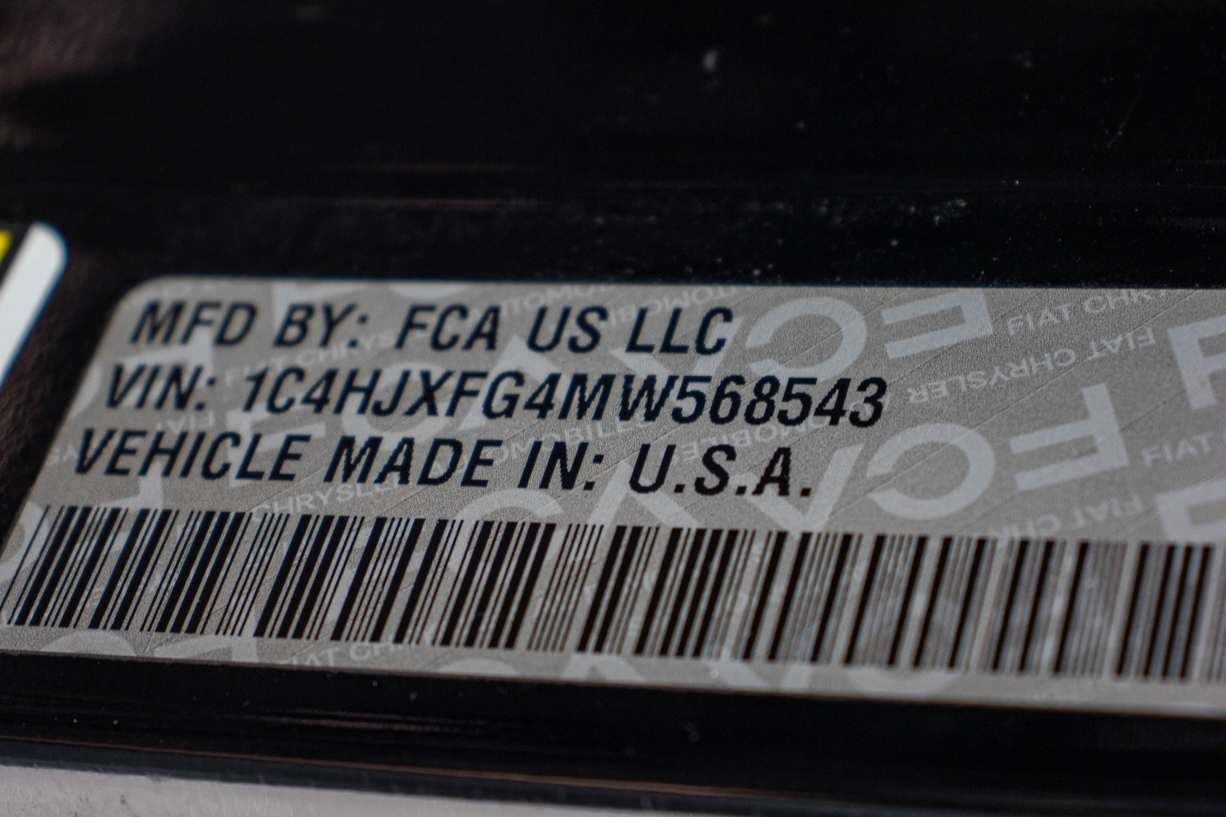 Pre-Owned 2021 Jeep Wrangler JL Unlimited Rubicon Hard Top Black - SOLD