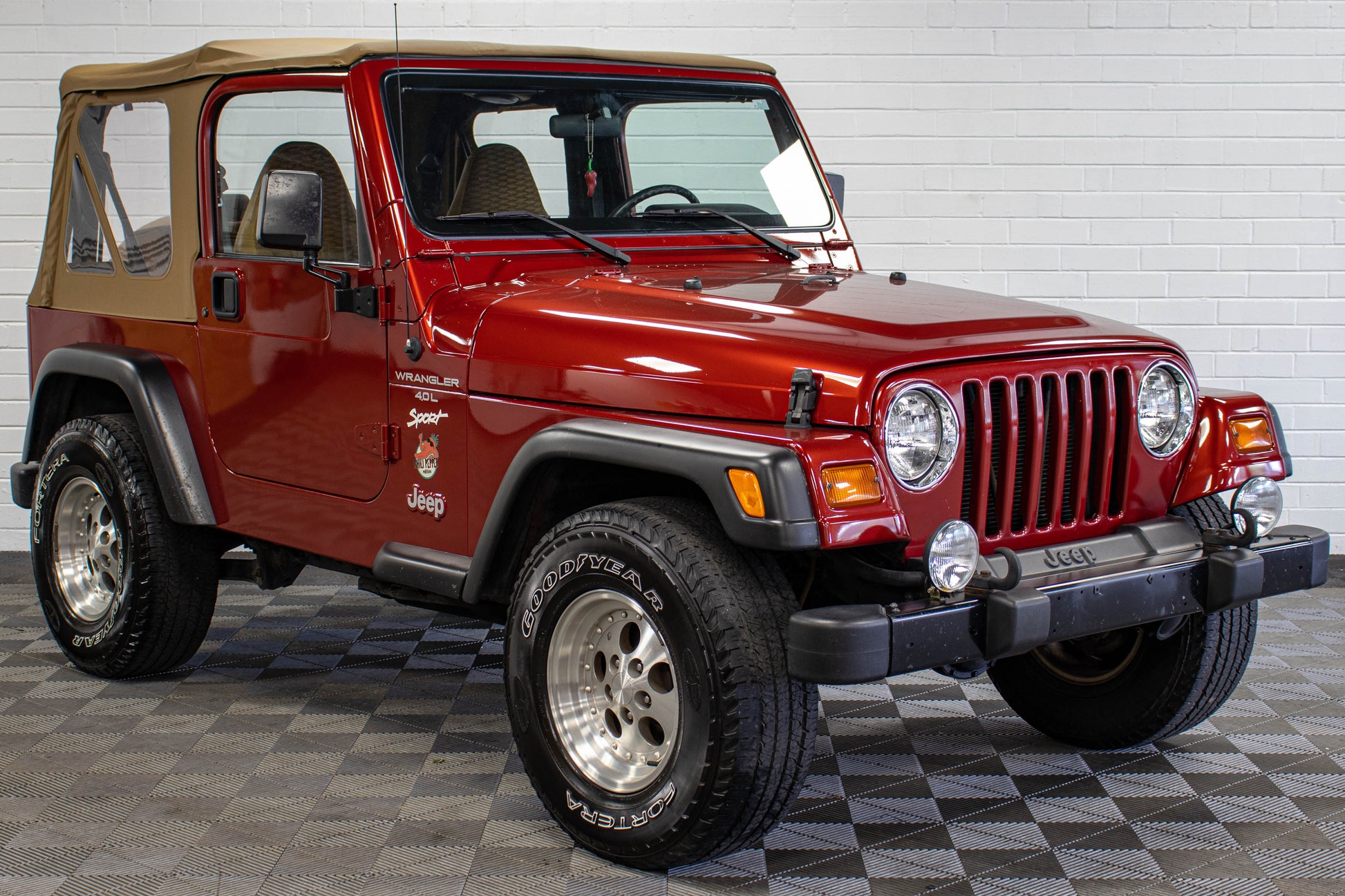 Pre-Owned 1998 Jeep Wrangler TJ Sport Soft Top Chili Pepper Red - SOLD