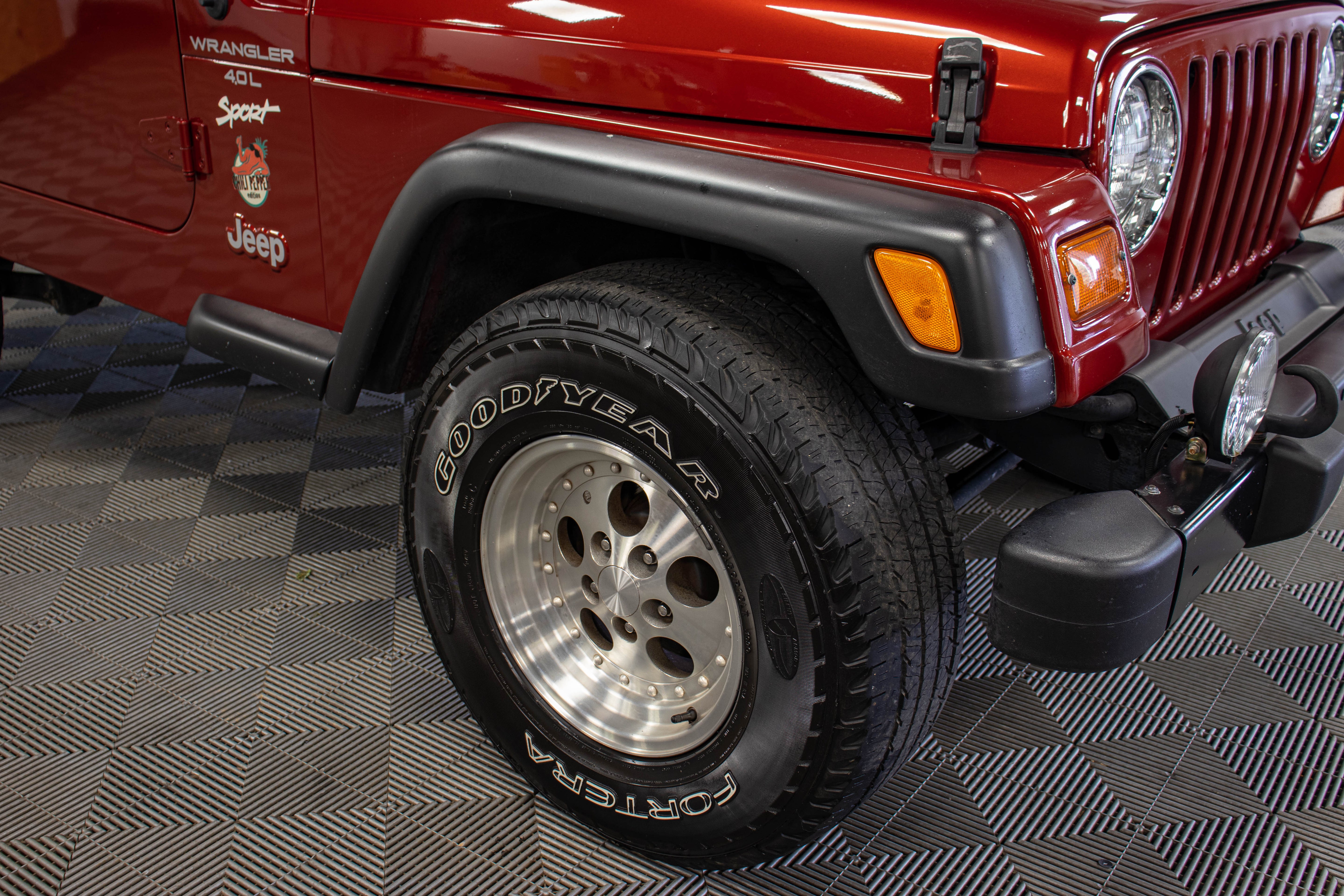 Pre-Owned 1998 Jeep Wrangler TJ Sport Soft Top Chili Pepper Red - SOLD