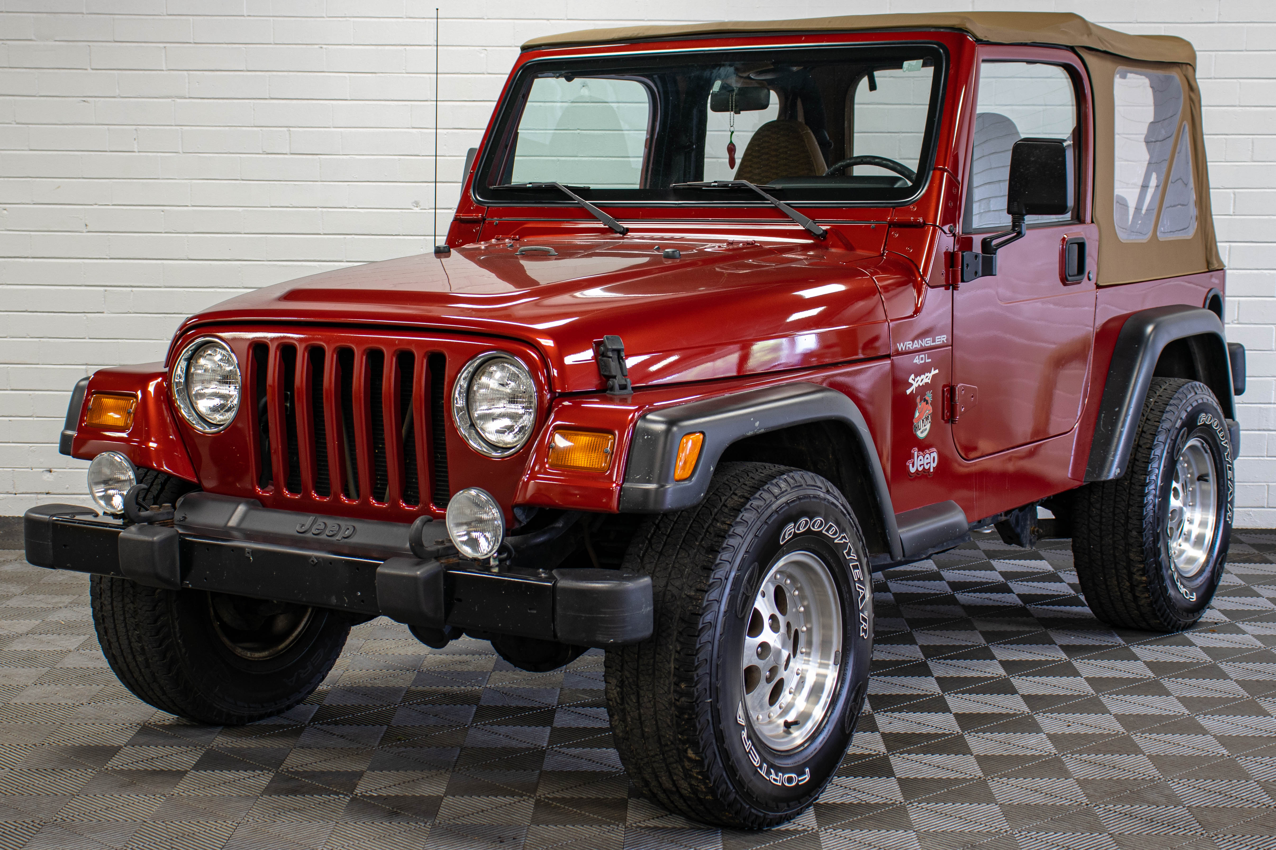 Pre-Owned 1998 Jeep Wrangler TJ Sport Soft Top Chili Pepper Red - SOLD