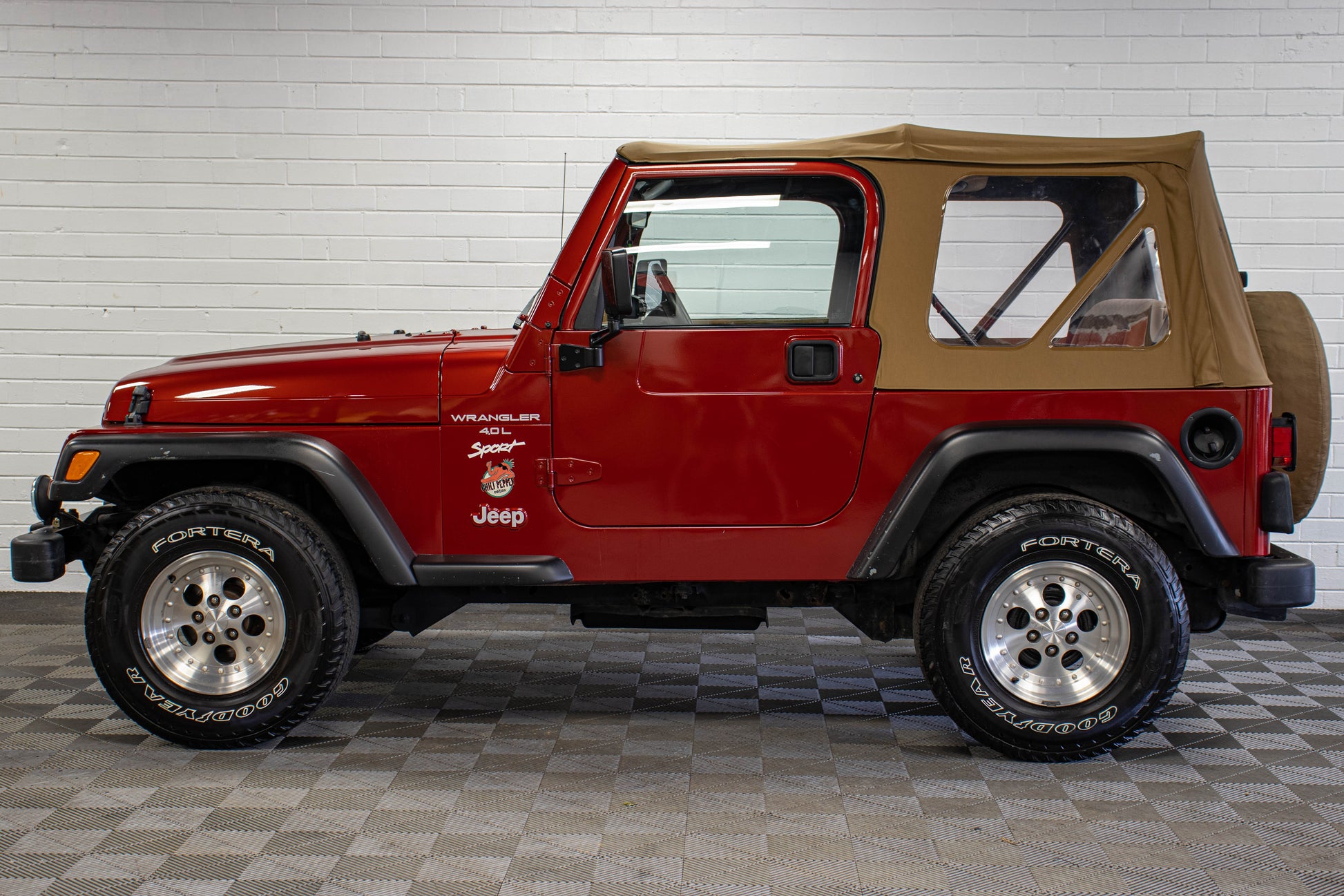 Pre-Owned 1998 Jeep Wrangler TJ Sport Soft Top Chili Pepper Red - SOLD