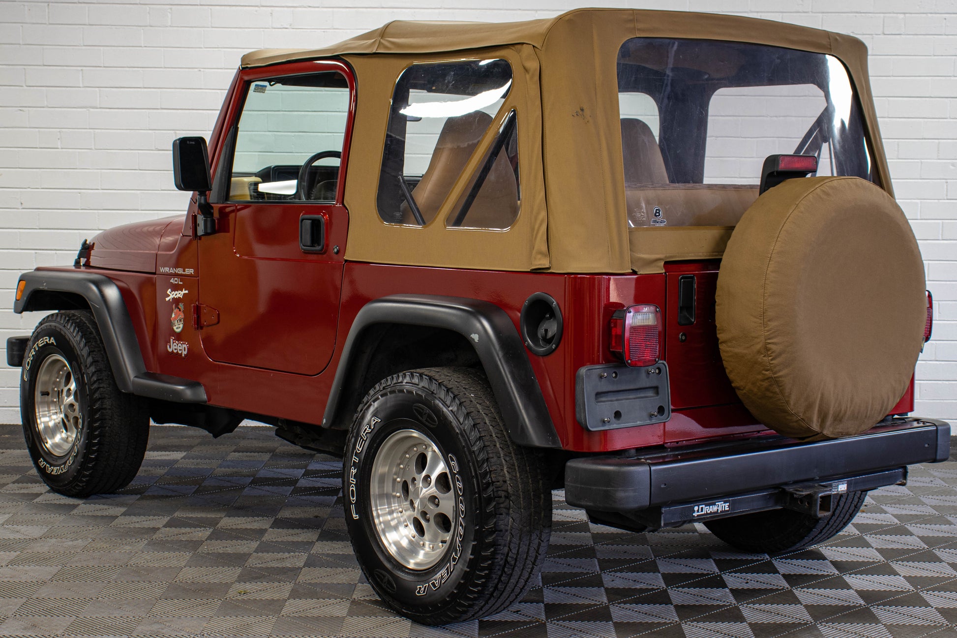 Pre-Owned 1998 Jeep Wrangler TJ Sport Soft Top Chili Pepper Red - SOLD