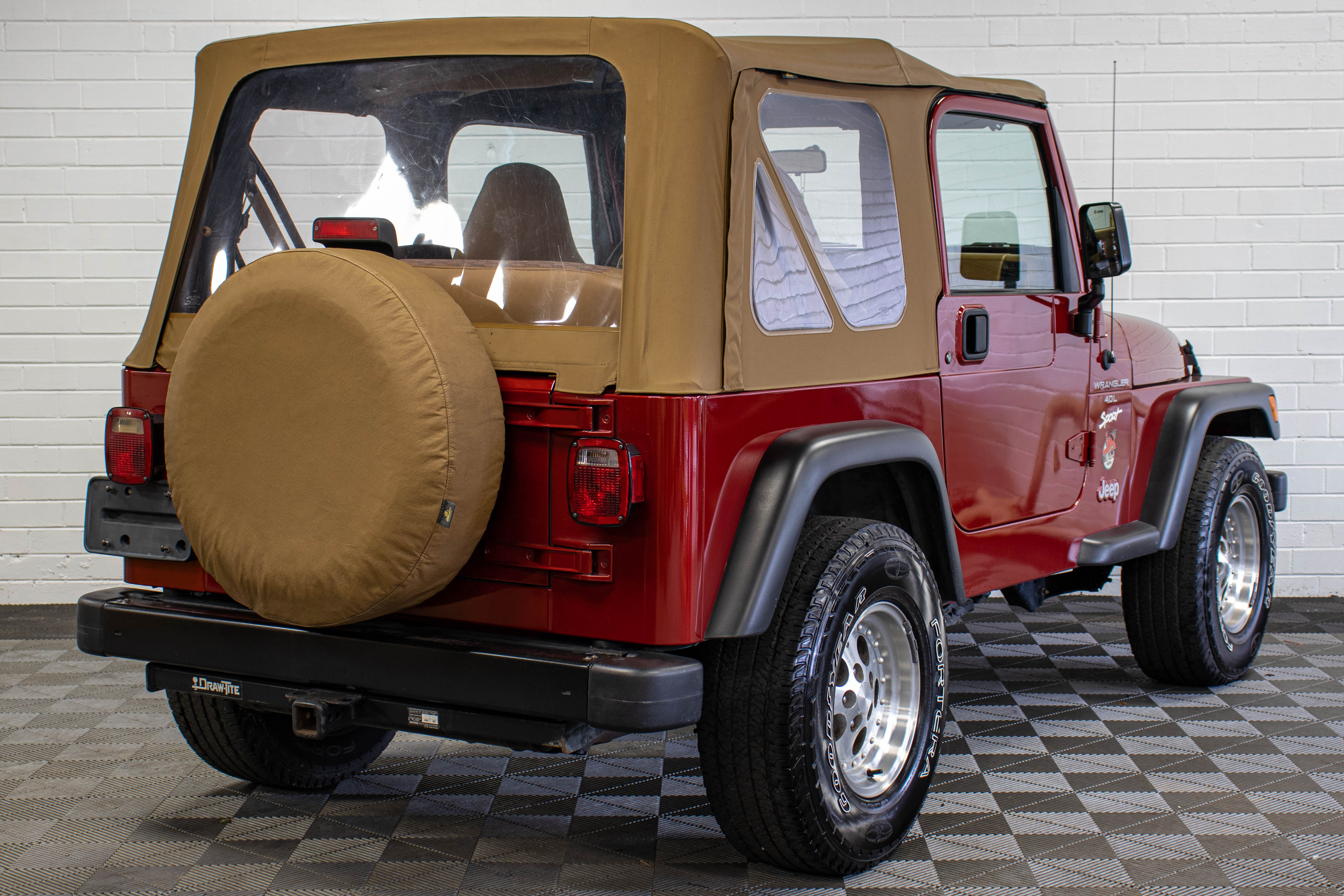 Pre-Owned 1998 Jeep Wrangler TJ Sport Soft Top Chili Pepper Red - SOLD