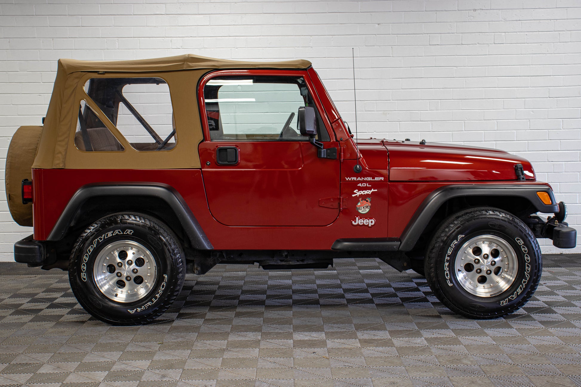 Pre-Owned 1998 Jeep Wrangler TJ Sport Soft Top Chili Pepper Red - SOLD