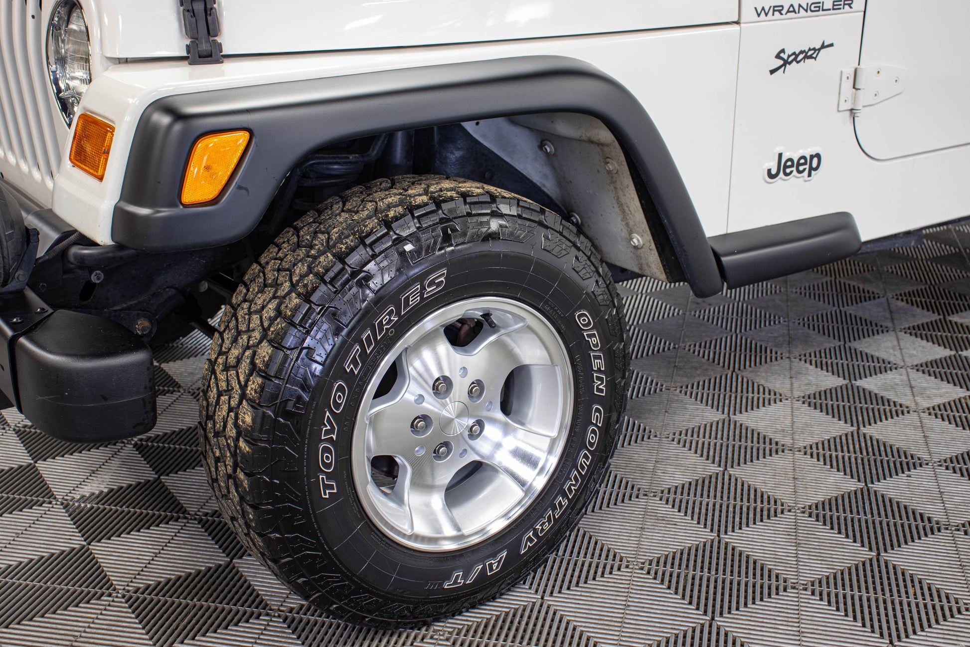2002 Jeep Wrangler TJ Sport Soft Top Stone White - SOLD