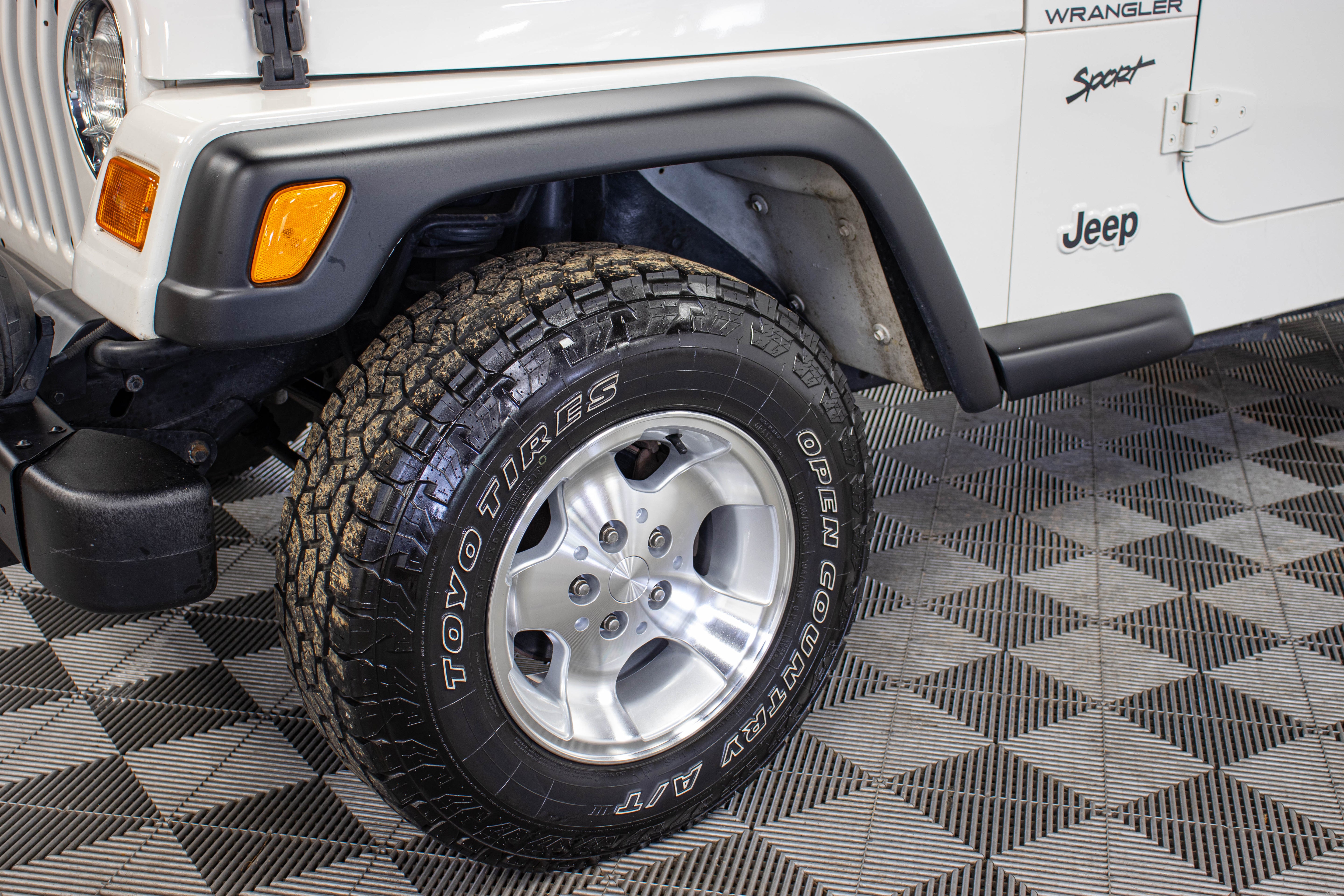 2002 Jeep Wrangler TJ Sport Soft Top Stone White - SOLD