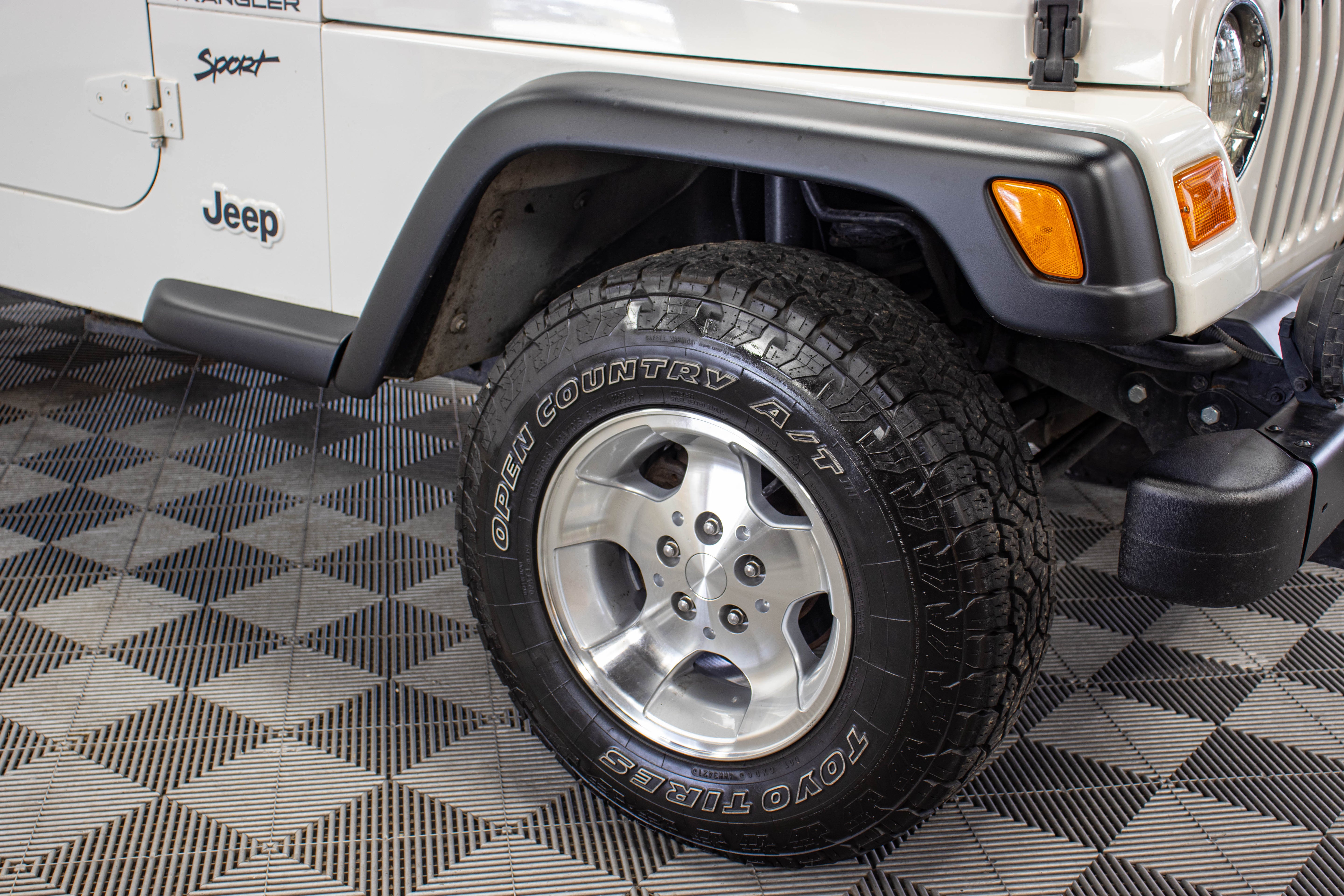 2002 Jeep Wrangler TJ Sport Soft Top Stone White - SOLD