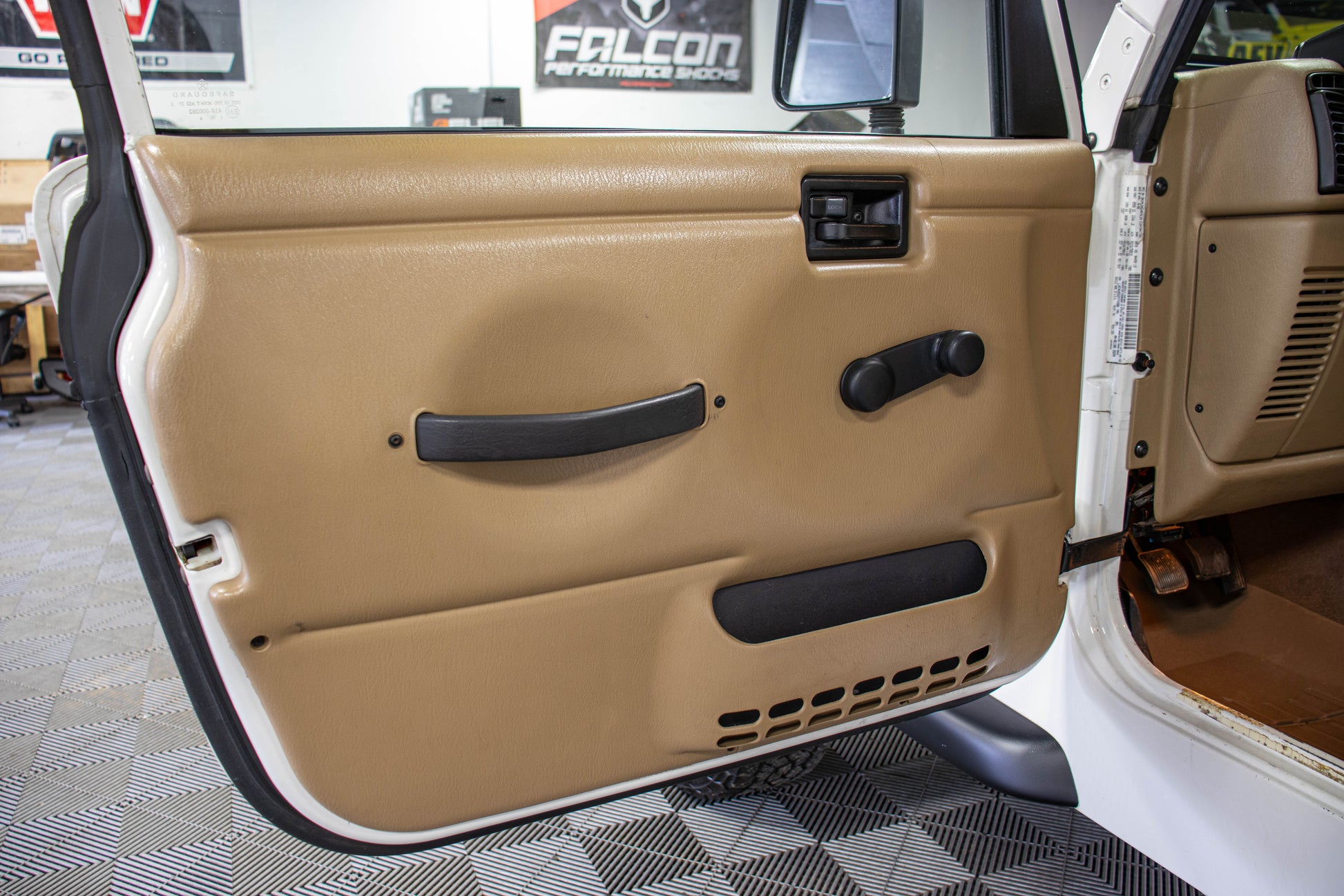 2002 Jeep Wrangler TJ Sport Soft Top Stone White - SOLD