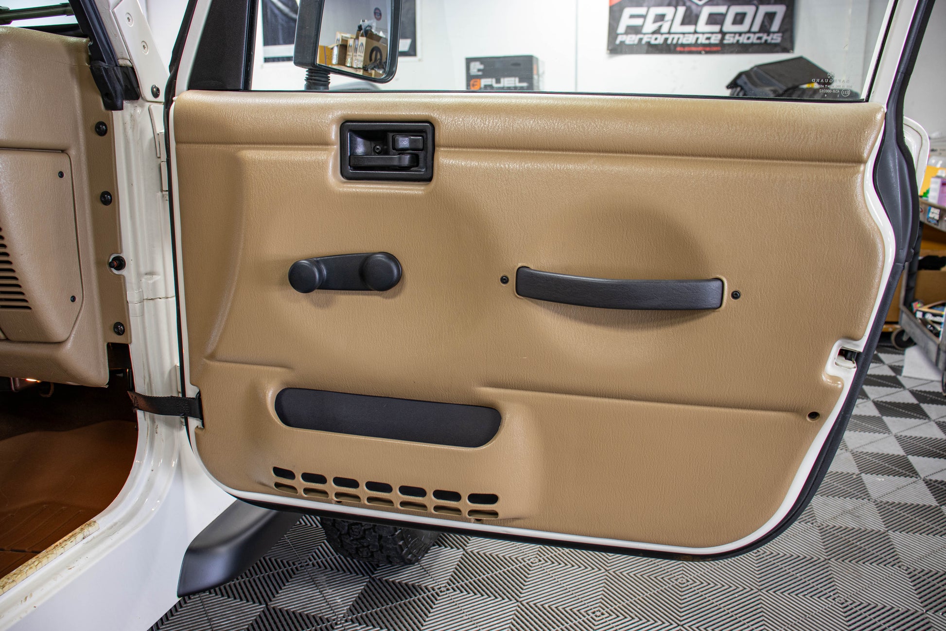 2002 Jeep Wrangler TJ Sport Soft Top Stone White - SOLD